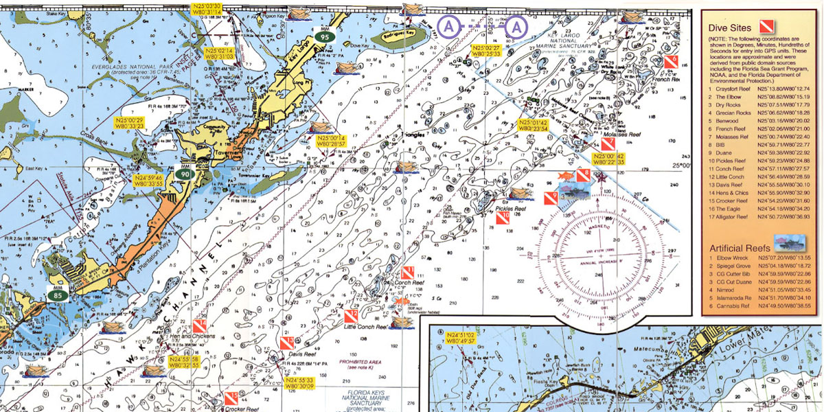 Marine Charts Florida Keys